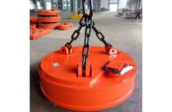 China Rotating Excavator Electromagnetic Chuck Overhead Crane Magnets 15 Ton 1500mm supplier