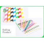 60GSM FDA Approved All Yellow Stripe Paper Harmless To Make Straw Paper