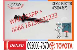 China Hilux diesel Injector 23670-0R030 23670-0R140 23670-0R190 095000-7670 supplier