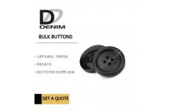 China Fancy Extra large Black 3 inch black buttons Trims Plastic & Resin Bulk supplier