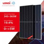 345w Longi Solar Panel Bifacial 350w 355w 360w 365w Foldable Solar Panel for sale