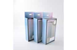 China Custom Cosmetic Packaging Boxes Makeup Brush Packaging Luxury with Clear Window Hook supplier