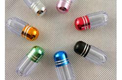 China Polypropylene 1g Small Plastic Capsules ISO9001 Clear Pill Bottles supplier