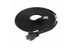 China GigE Vision High Flex CAT6 RJ45 Ethernet Cable ThumbScrew Lock CCD basler Camera supplier