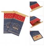 Brown White Paper Packaging For Bread Eco Friendly Bread Packaging 30*20cm for sale