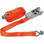 50mm Polyester Quickloader Retractable Ratchet Straps , Custom Tie Down Straps for sale
