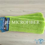Green Color Microfiber Wet Mop Pads Twist Pile Refill Mop Fabric Home Cleaning Mop Heads for sale