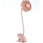2000mAh Rechargeable Battery Operated Fan 3 Speeds USB-B Portable Mini Fan For Stroller for sale