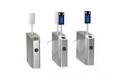 China Face Recognition 100W Retractable Flap Barrier Turnstile supplier