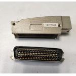 957 100 Pin Centronics Connector With Side Cable Entry Zinc Cover