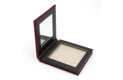 China Pink Printing Empty Blush Palette Square Customized Single Blush Pans supplier