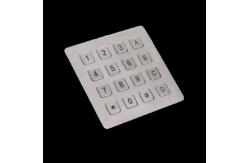 China OEM IP65 Elevator Security Keypad , Metal Atm Machine Keypad USB Interface supplier