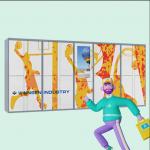 Powder Coating Or Painting Electronic Parcel Lockers With 22 Inch Screen for sale