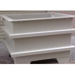 Acid And Alkali Resistance PVC Electroplating Tanks , Chrome Plating Bath for sale