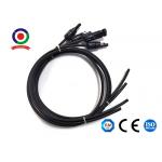2.5mm 14AWG Solar Panel Extension Cable Copper Wire Black And Red With Connector for sale