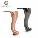 Red Antique Gun Black Thickened Aluminum Feet Bathroom Cabinet Feet Support Legs Light Luxury Metal Sofa Legs for sale