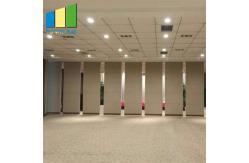 China Operable Foldable Sliding Office Sound Proof Partitions Laminate Surface supplier