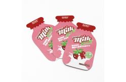 China Custom Shaped Baby Shower Gel Pouch BPA Free Leak Proof Design supplier