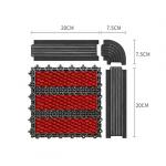 200 Mm X 200 Mm Interlocking Tile Mats Create Safe Comfortable Floor for sale