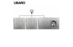 China EU Standard Dual Light Switch With Red/Blue Indicator Light supplier