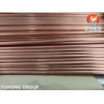 Copper Alloy Tube JIS H 3330 C1220T Copper Nickel Seamless Condenser Tubes for sale