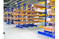 China Double Side Industrial Cantilever Racking System For Raw Material Storage supplier