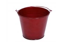 China ISO Decorative Metal Buckets Household Cleaning Galvanized Pail With Handle supplier