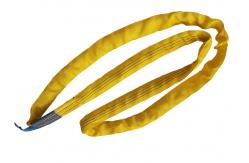 China Flexible Yellow Polyester Endless Round Sling 3000Kg For Port Loading supplier