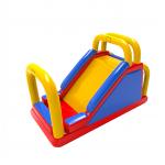 Yellow Blue And Red Inflatable Slides Stable And Visually Appealing With Safety Handrails for sale
