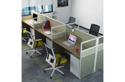 China Modern 4 Person Workstation Aluminum Materials With Partition supplier