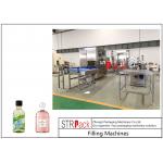 Shower Gel Liquid Soap Automatic Bottle Filling Machine Double Servo Motors Control