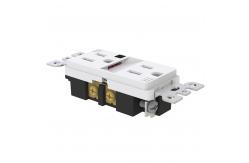 China Warm White Night Light Socket Plug In 15A 125V AC 60Hz supplier