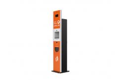 China Commercial Orange Forehead Infrared Thermometer Soap Dispenser supplier