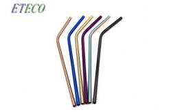 China Party Using 304 Stainless Steel Drinking Straws Free Cleaning Brush Included supplier