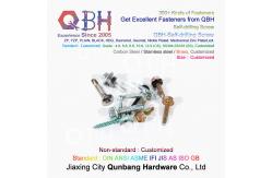 China QBH Yellow Zinc Plated YZP Socket Notch CKS Countersunk Head Self Drilling Screws supplier