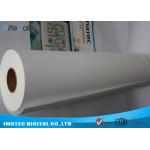Inkjet Matte Water Resistant Polyester Fabric Roll 220Gsm For Pigment Digital Printing
