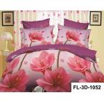 3D Disperse Printed Bedsheet Polyester Sheet Set for sale