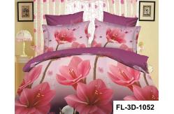 China 3D Disperse Printed Bedsheet Polyester Sheet Set supplier