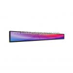 Supermarket Long LCD Panel Advertising Screen Stretched Display Bar Panel 23.6 Inch for sale