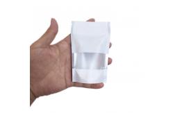 China Custom Print k Stand Up Pouch Mylar Bags Smell Proof Mini With Window supplier