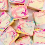 Rainbow Natural Body Soap Bar SPA Balancing Skin Care for sale