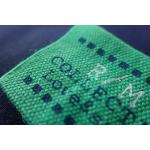 Rectangle Screen Printing Custom Woven Labels For Clothes，Hats for sale