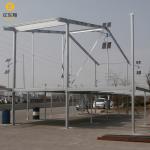 Customized Steel Workshop With Galvanized Purlin Roof And Z Or C Purlin Main Steel Frame for sale