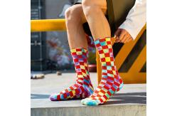 China Custom knitted Unisex Plain Coloured Socks Sweat Absorbent supplier