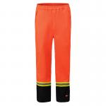 HIvis Orange FR Rain Trousers , High Visibility fireproof anti-statics rain gear Pants for sale