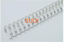 China Silver Color 340 Sheets  41mm Spiral Binding Coils supplier