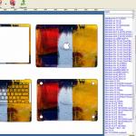 Daqin Full Body Screen Guard Laptop Skin Making Machine Software ODM for sale