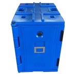 Four Wheeled Insulated Delivery Container With External Size Of 63.5*46*64cm for sale