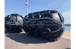 China Dia 0.3m-4.5m Ships Pneumatic Rubber Fender For Marine Applications supplier
