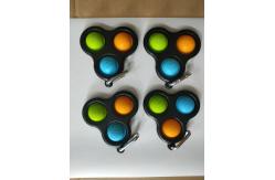 China OEM Push Pop Finger Fidget Toy 8x7.6x1.5cm CE FCC ROHS certificate supplier
